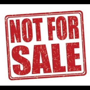 NOT FOR SALE